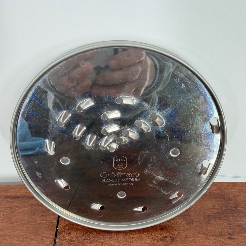 VTG Cuisinart DLC-037 Medium Shredding‎ Disc - Made in Japan - OEM - Fits DLC-7